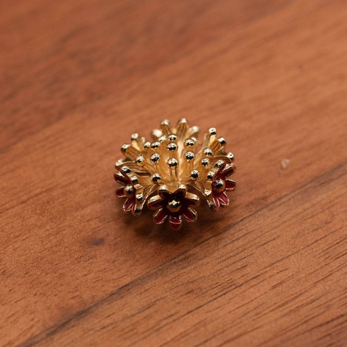 Bunli - DIY 10 Pack Ornate Floral Shank Button