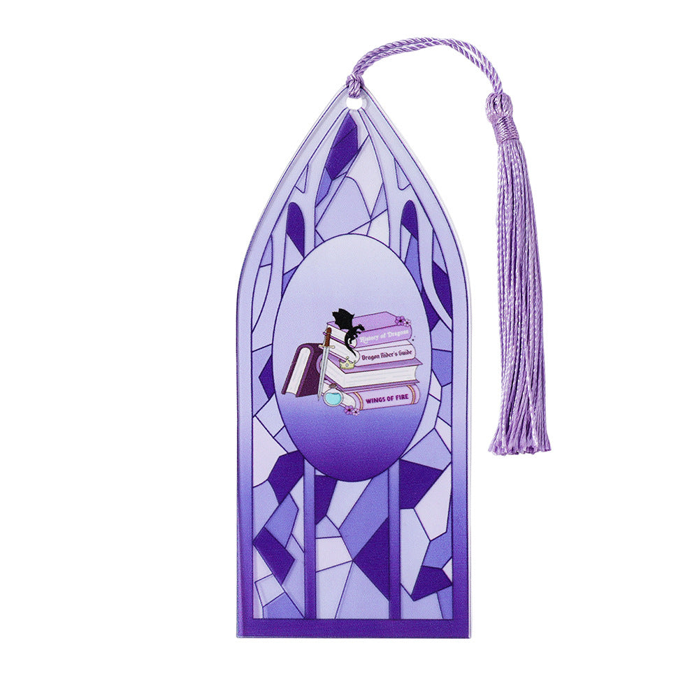 Novellea - Mosaic-Arch Matching-Tassel Bookmark