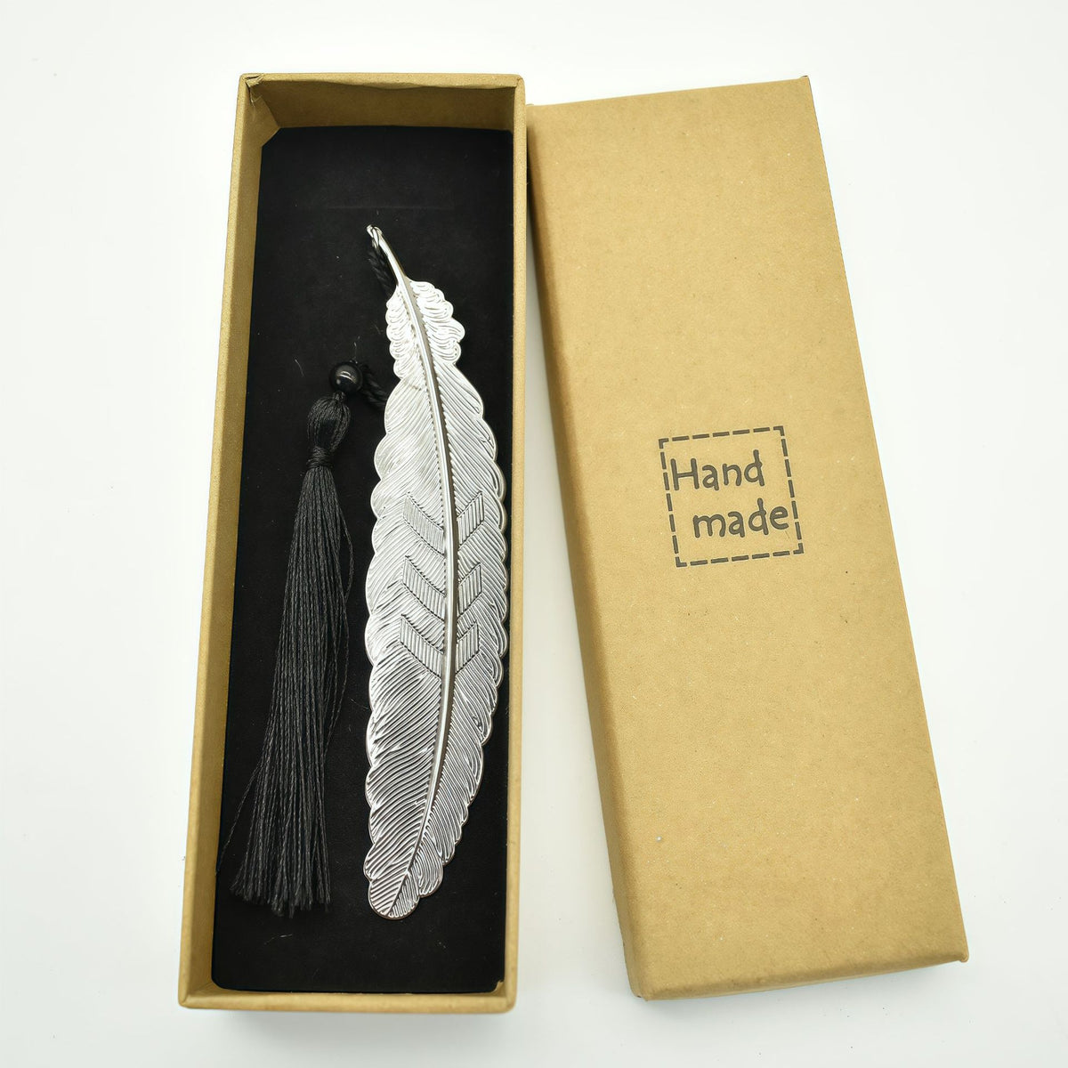 Novellea - Feather-Vein Butterfly-or-Tassel Bookmark
