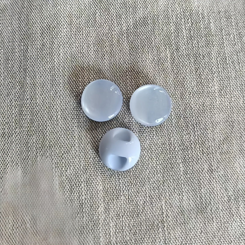 批发彩色珠光蘑菇扣树脂纽扣毛呢大衣扣子圆形小抛面暗脚手缝扣