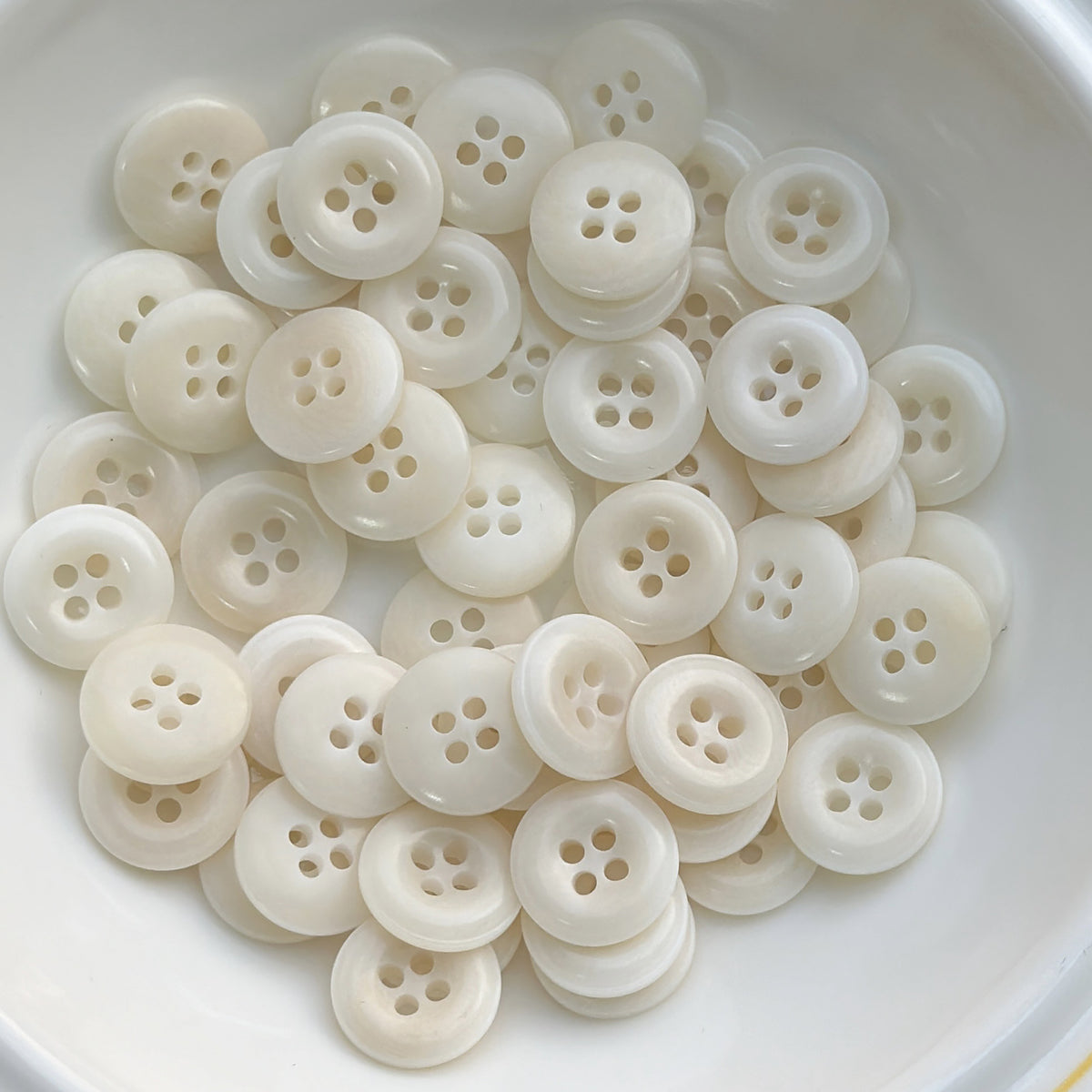 Bunli - DIY 10 Pack Glossy Round Button