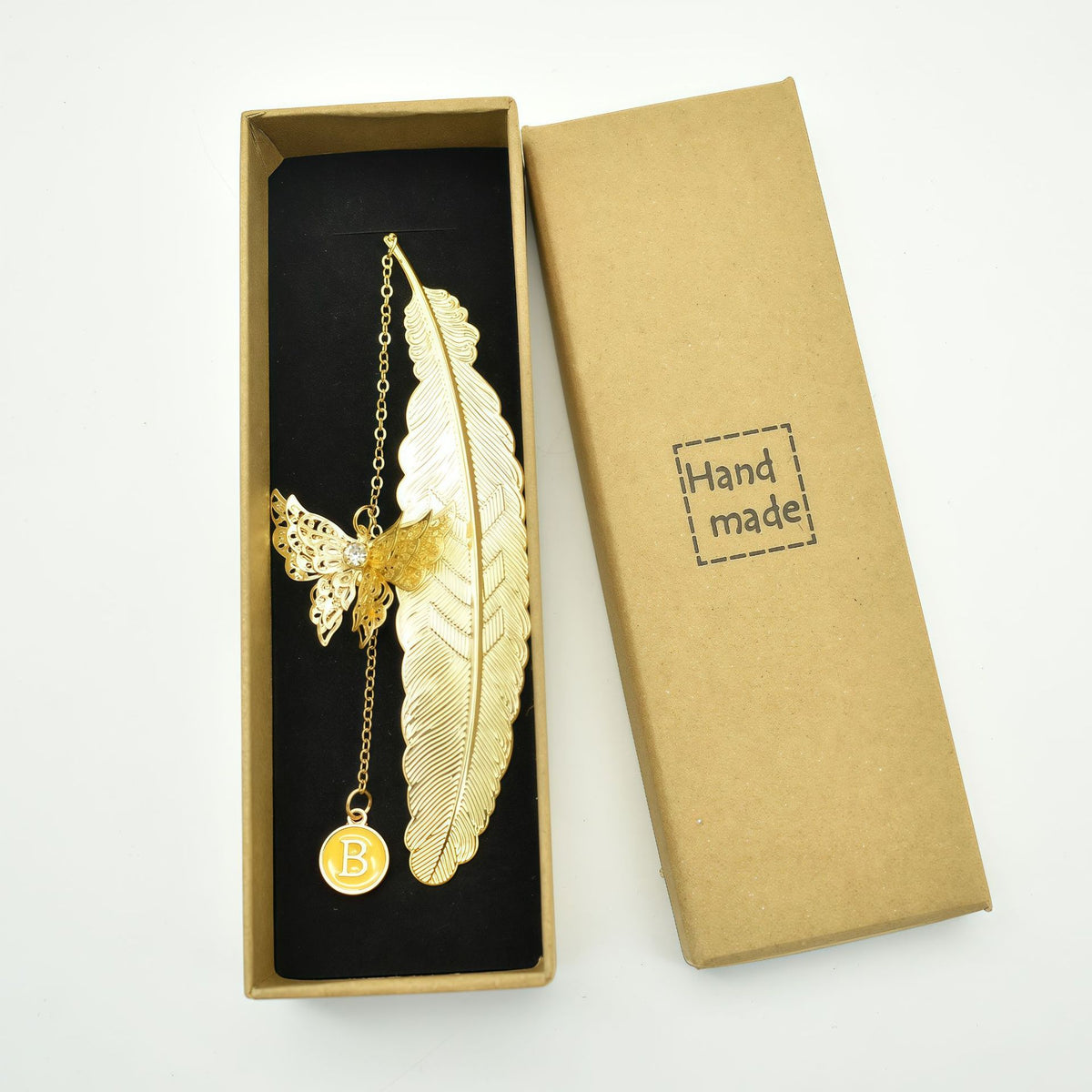 Novellea - Feather-Vein Butterfly-or-Tassel Bookmark