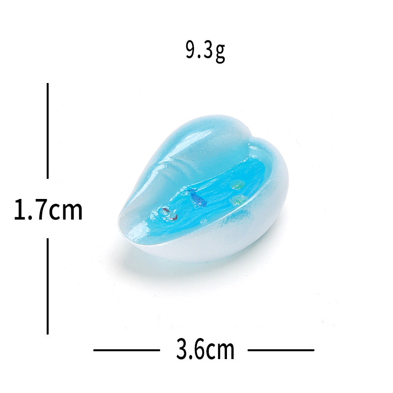 跨境新品创意海洋贝壳水族馆苔藓造景 diy装饰品微景观桌面小摆件