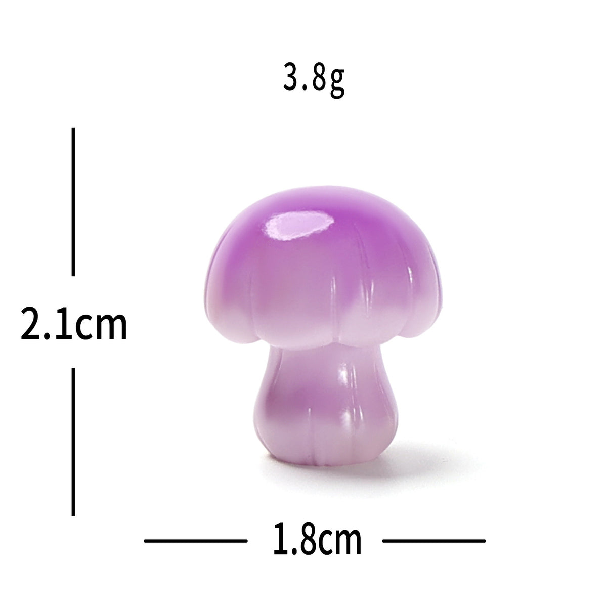 Objella - Colorful Woodland Mushroom Miniature Ornament