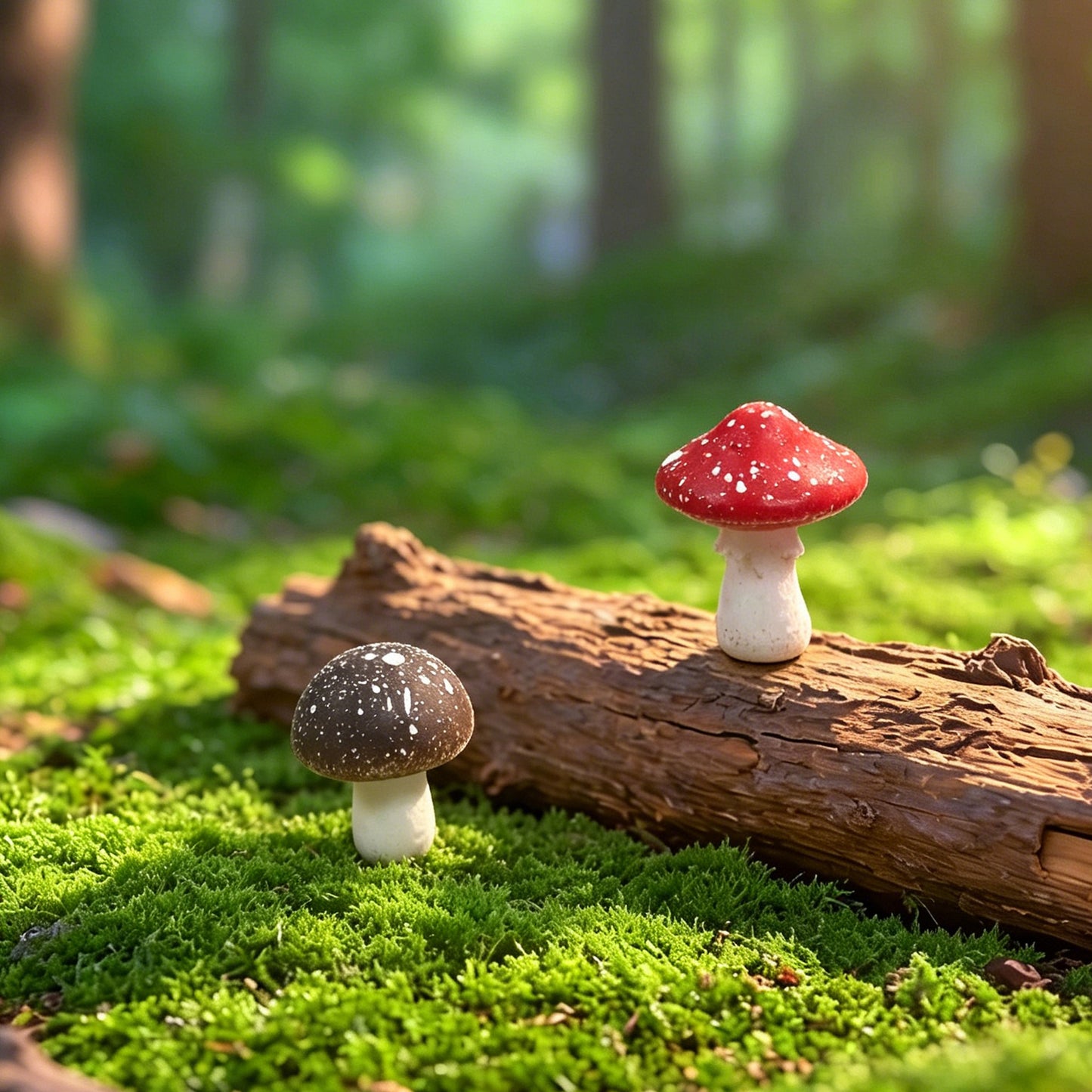 蘑菇苔藓缸造景DIY材料 迷你场景配件树脂工艺品 装饰摆件