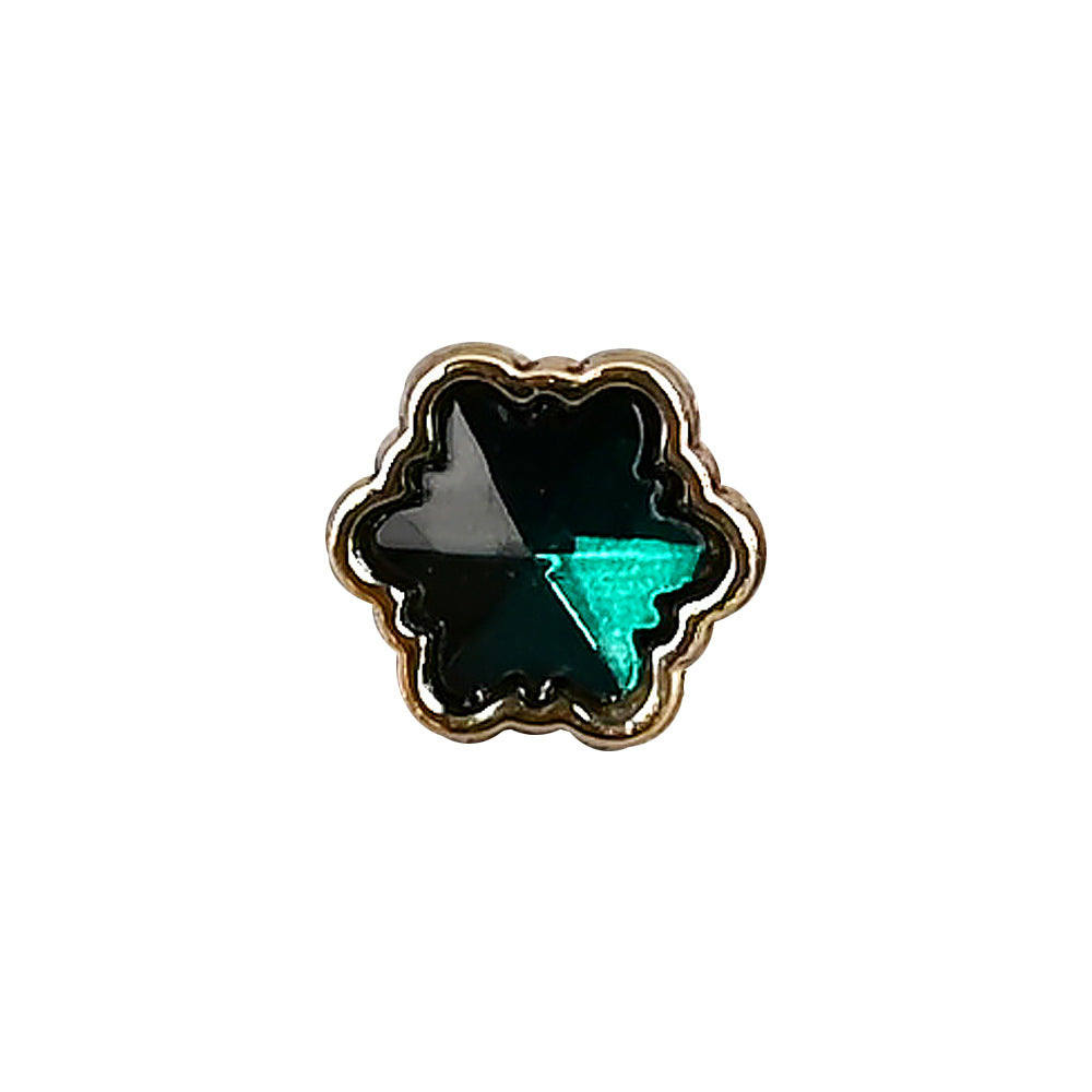 Bunli - DIY 10 Pack Faceted Flower-Shaped Button