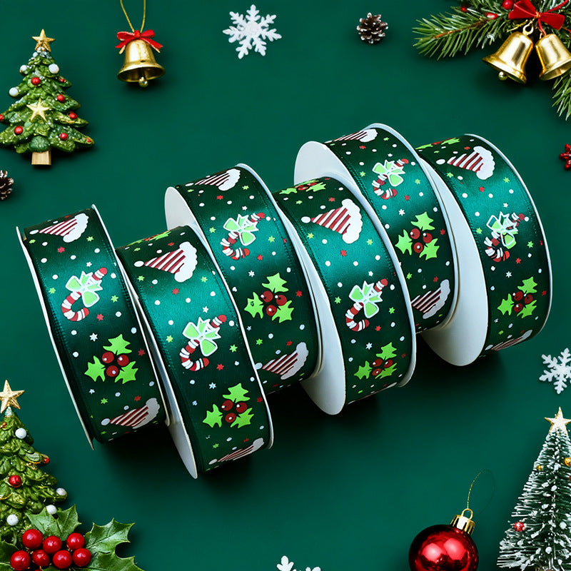 Rivora - Dark Green Christmas Ribbon