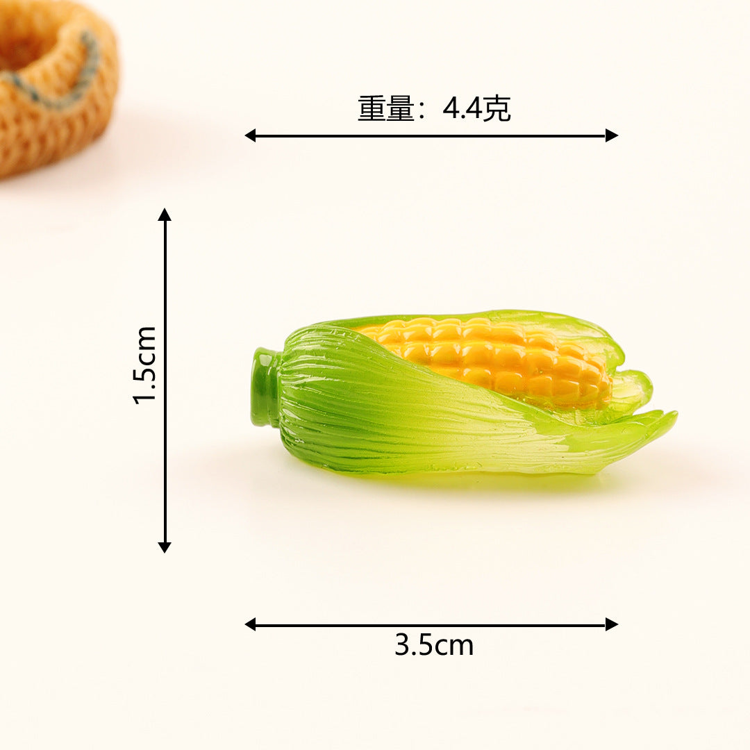 微景观小摆件夜光仿真蔬菜南瓜 创意diy装饰品微缩场景小摆件批发