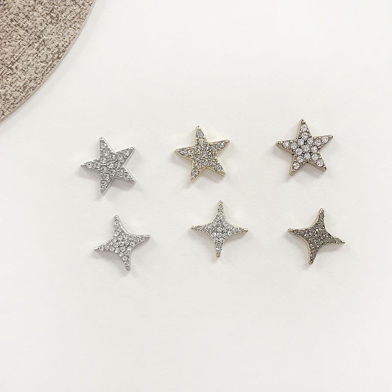 Chivy - Faceted Two-Shape Star Embellishment Accessory