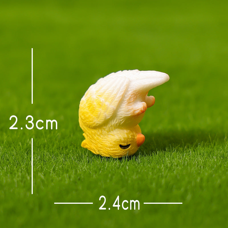 Objella - Playful Cockatiel Pose Miniature Ornament