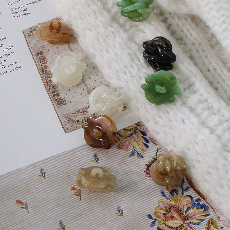 Bunli - DIY 10 Pack Irregular Chain Motif Button