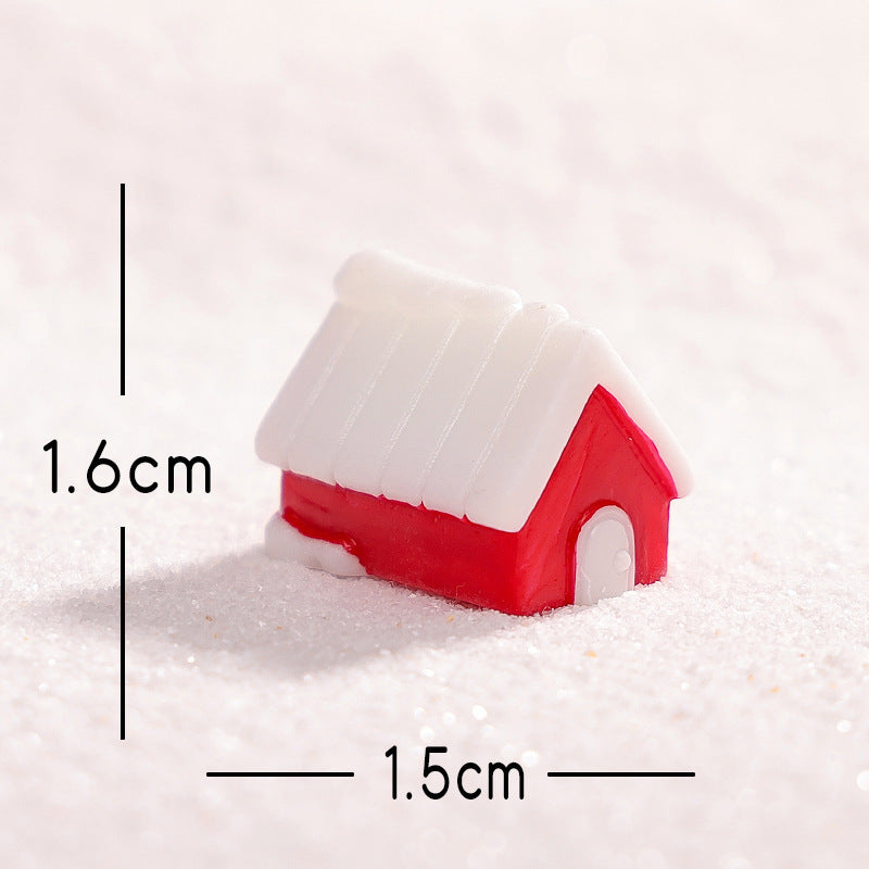 Objella - Festive Snow House Miniature Ornament