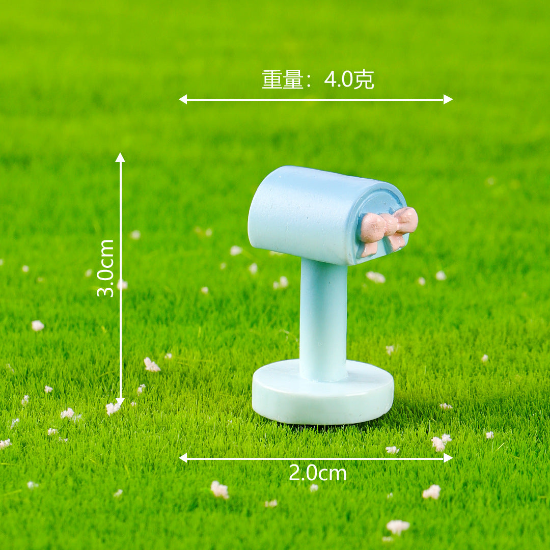 微景观新款创意OB11娃屋花园摆件高级感小众 diy装饰品粉色小摆件