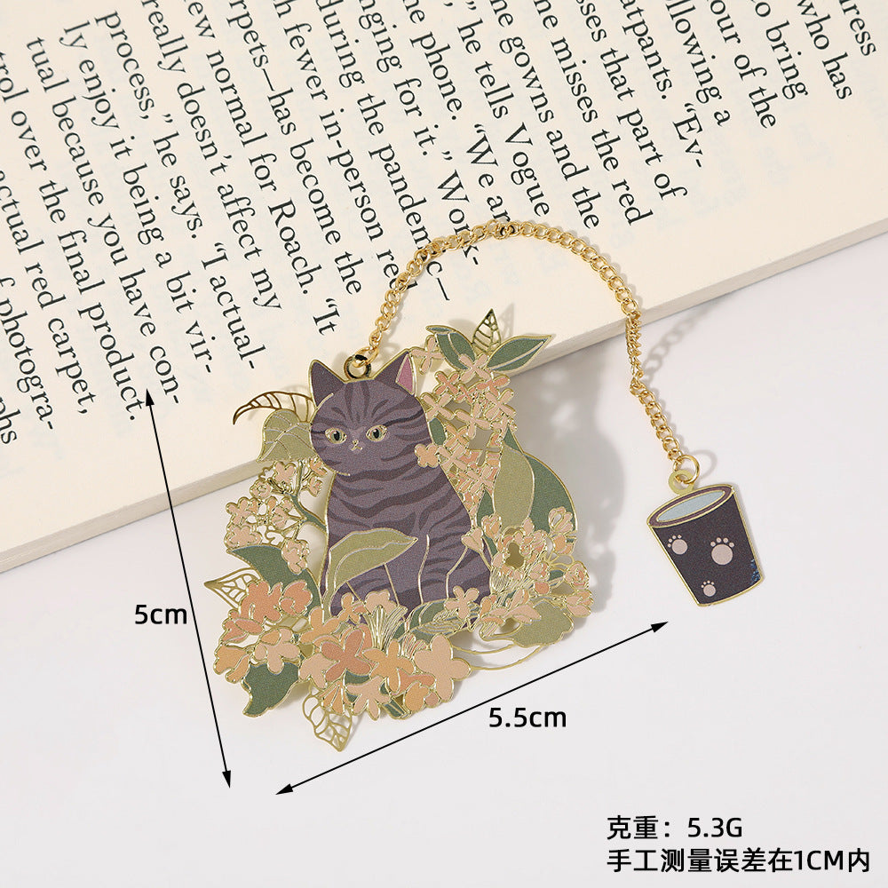 Novellea - Cat-Pose Chain-or-Tassel Bookmark