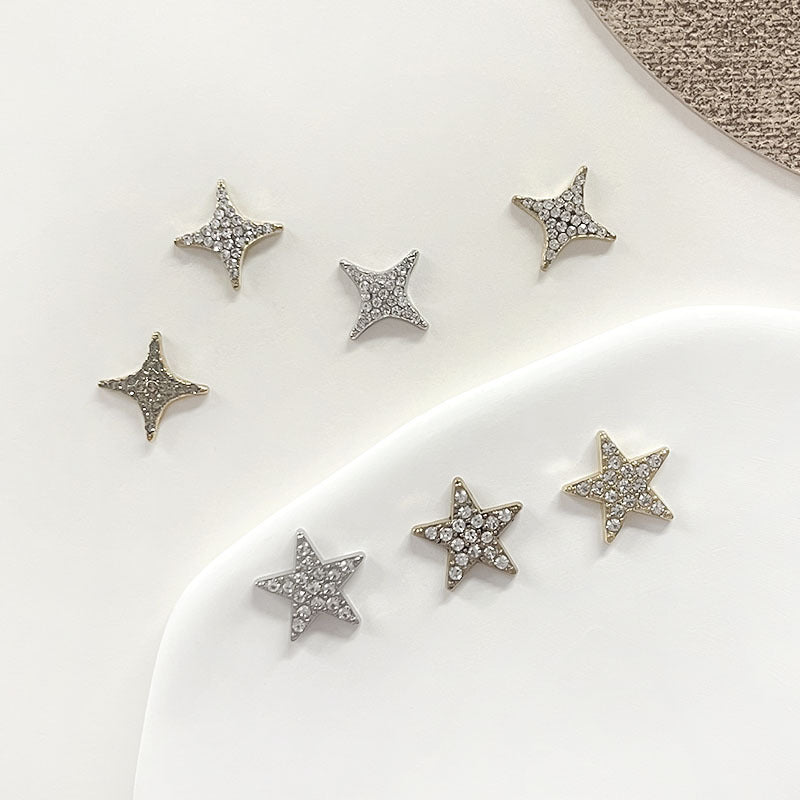 Chivy - Faceted Two-Shape Star Embellishment Accessory