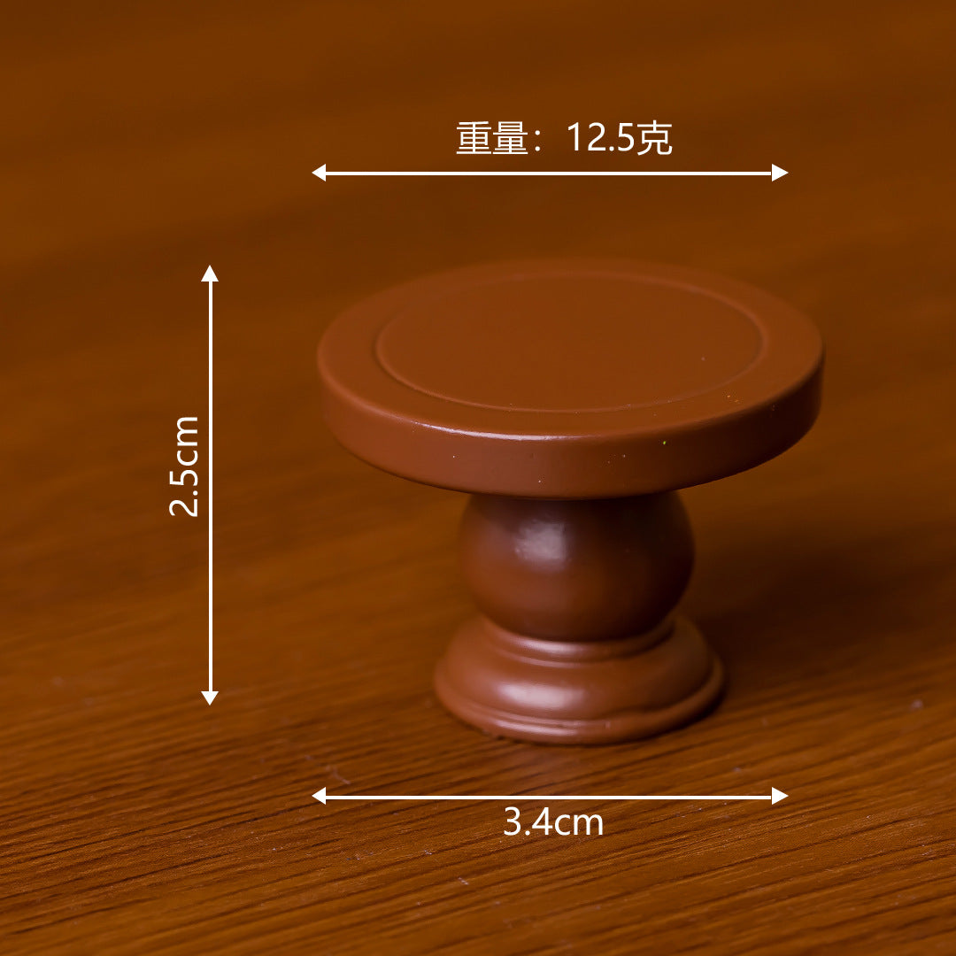 微景观摆件欧式古典图书馆 圆桌椅子沙发diy创意新品车载桌面小摆