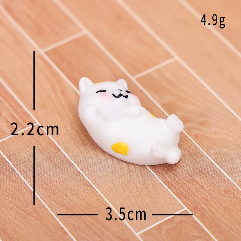 创意可爱小猫微景观摆件家居桌面树脂diy工艺装饰小摆件配件批发