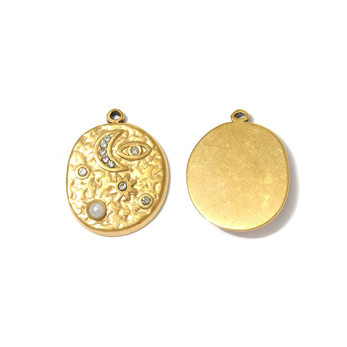Elvane - Western Celestial Winged Heart Pendant Only