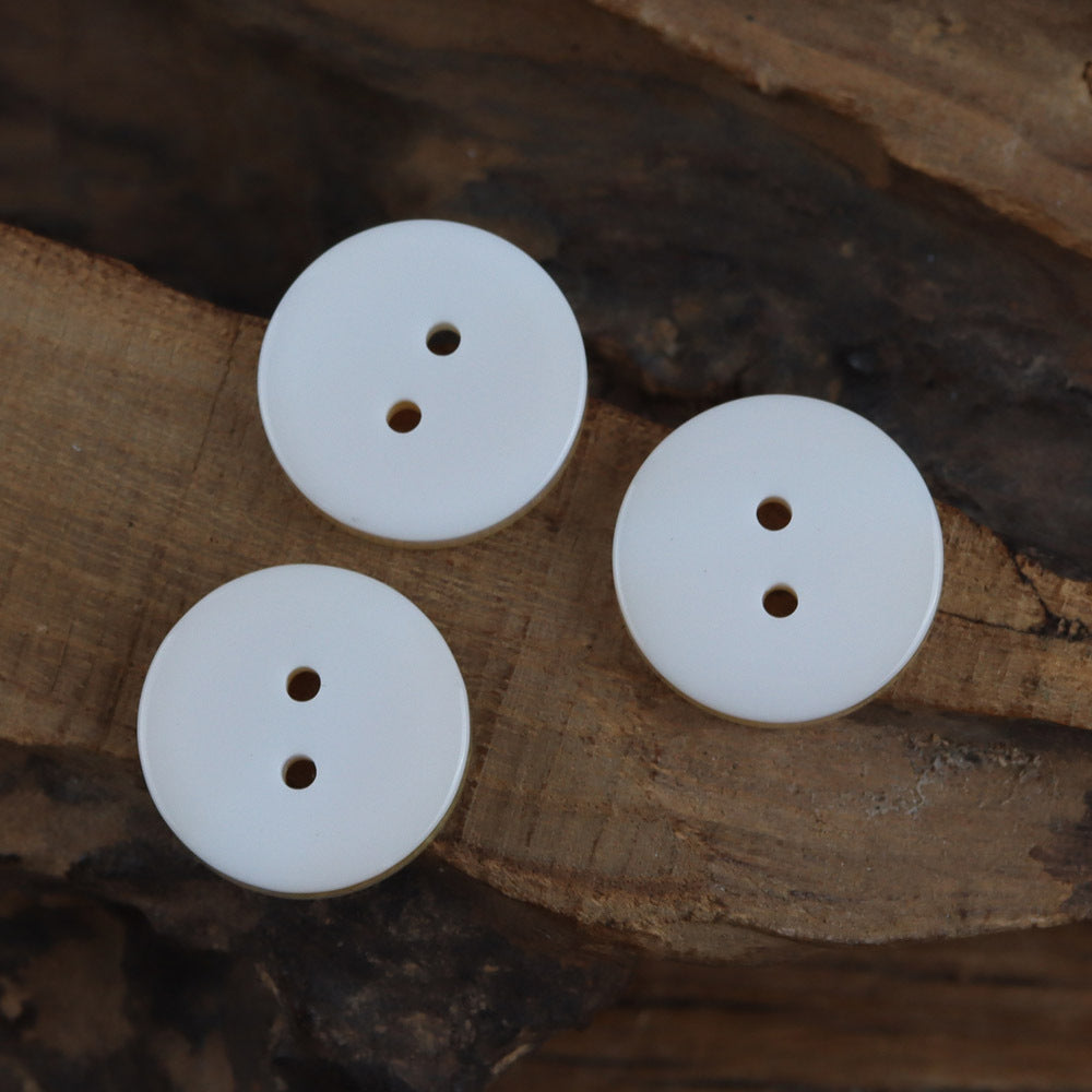 Bunli - DIY 10 Pack Pale Iridescent Round Button