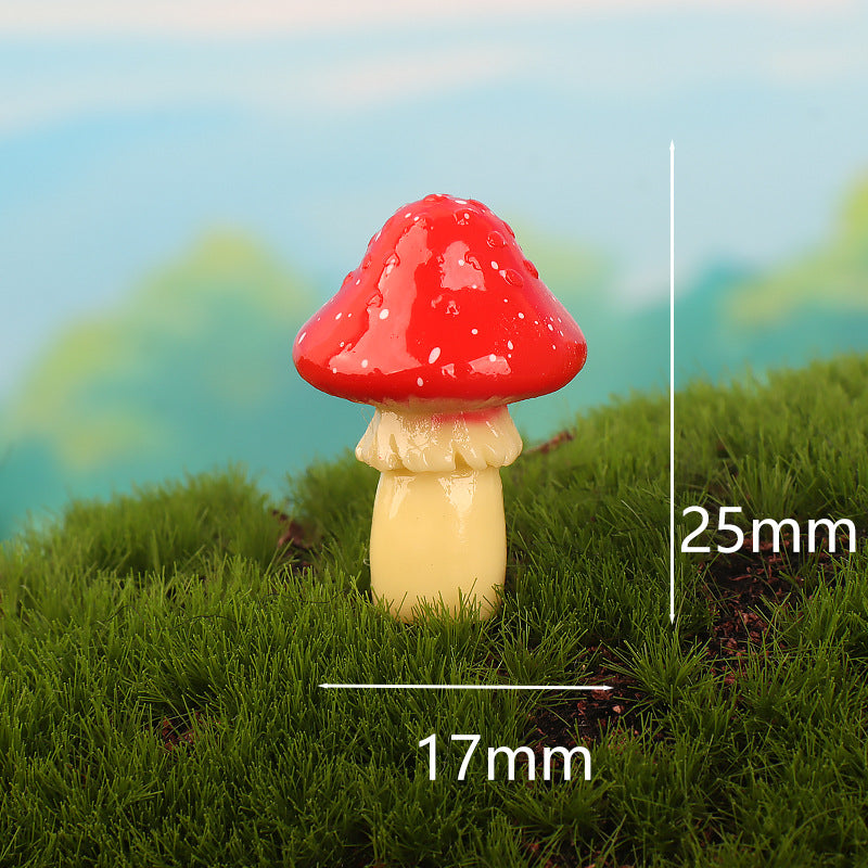 苔藓微景观仿真小蘑菇 创意 DIY 盆景装饰摆件 园艺造景配件