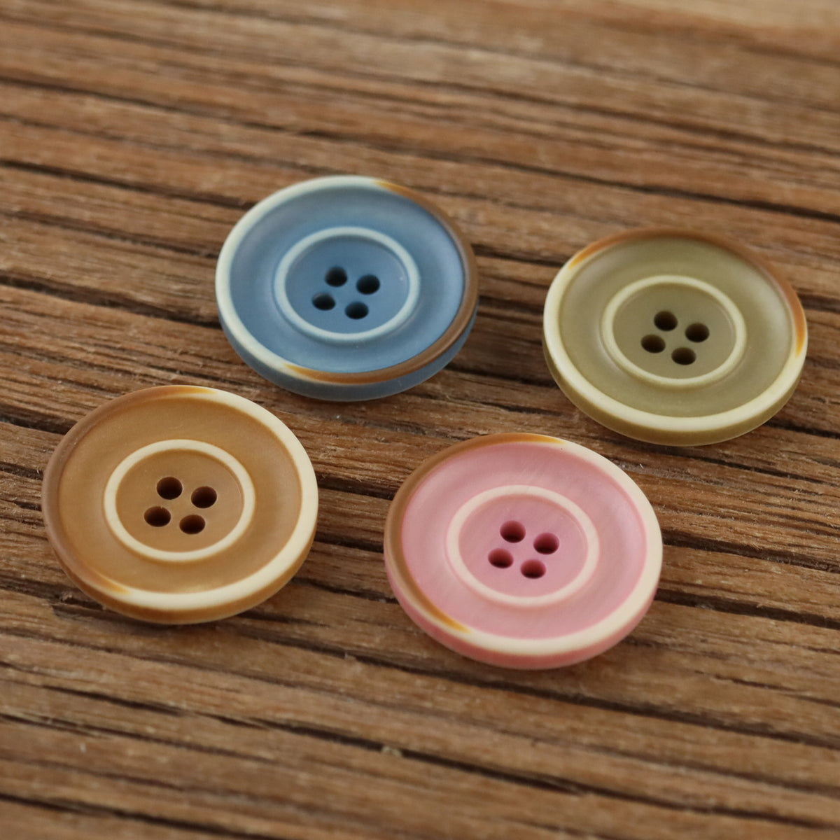 Bunli - DIY 10 Pack Color-Range Round Button