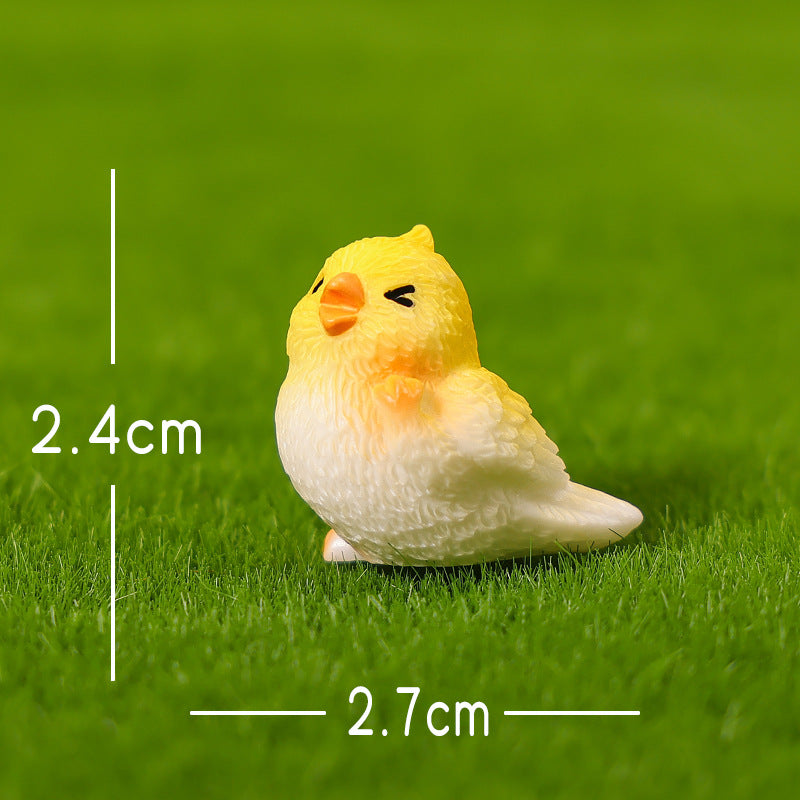 Objella - Playful Cockatiel Pose Miniature Ornament
