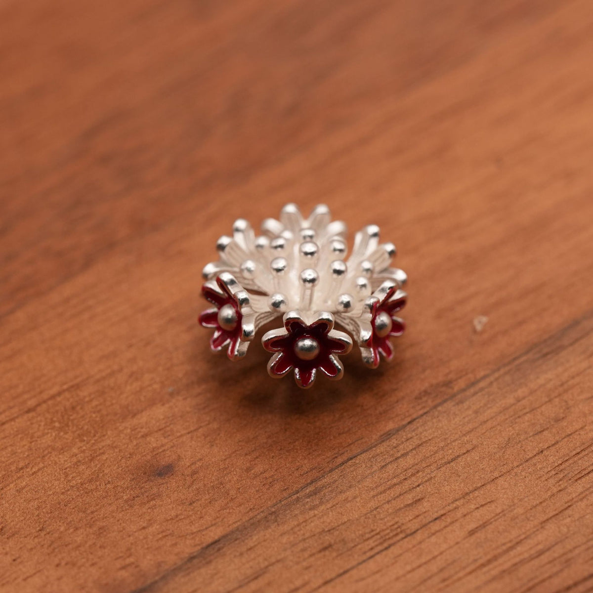 Bunli - DIY 10 Pack Ornate Floral Shank Button