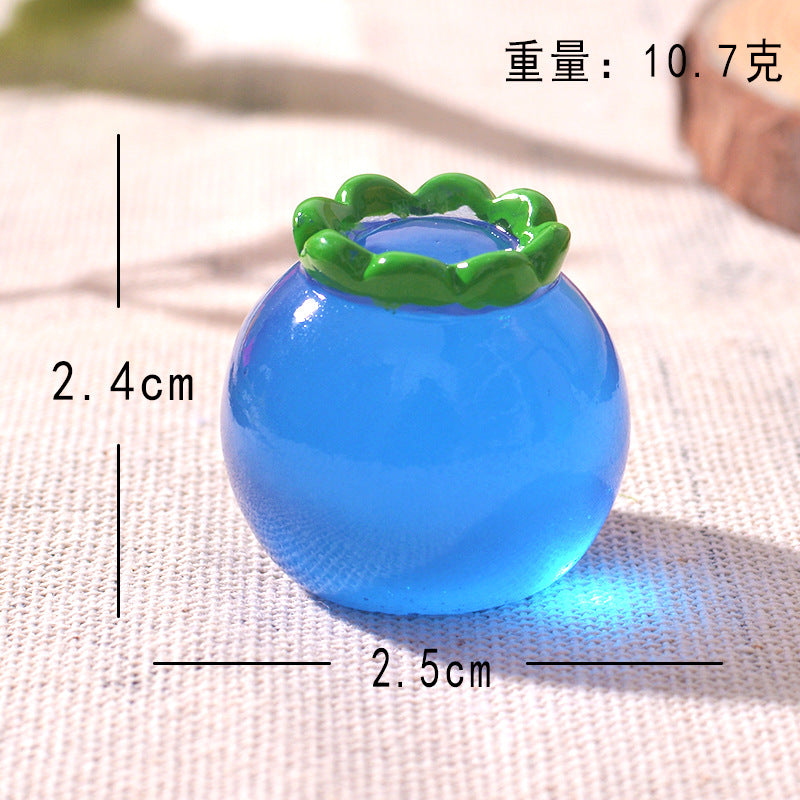 微景观创意仿真大西瓜水果萌粒 食玩diy装饰品盲袋配件桌面小摆件