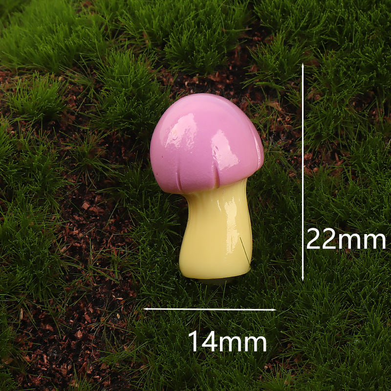 苔藓微景观仿真小蘑菇 创意 DIY 盆景装饰摆件 园艺造景配件