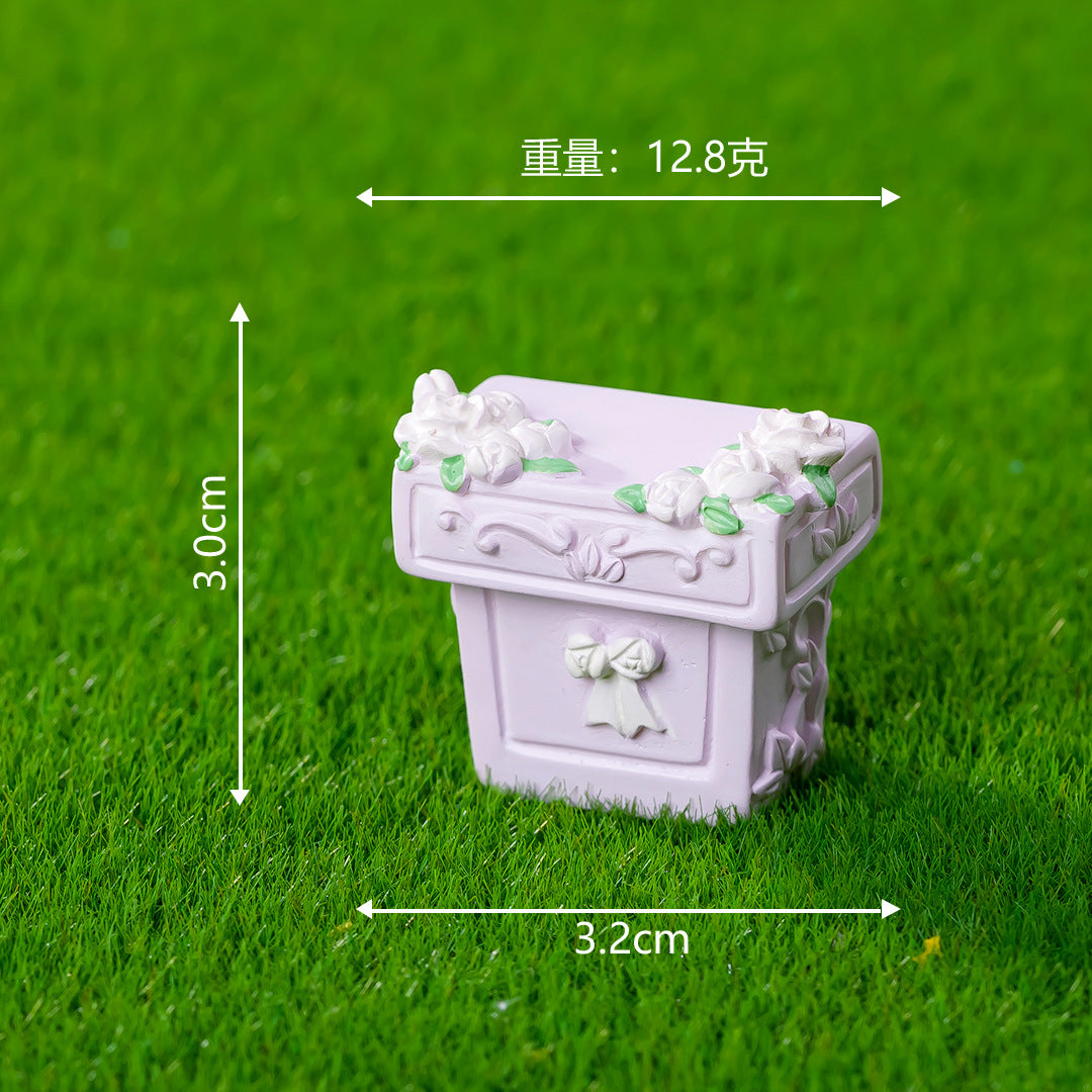 微景观创意摆件西式婚礼场景 diy装饰品微缩造景车载办公桌小摆件