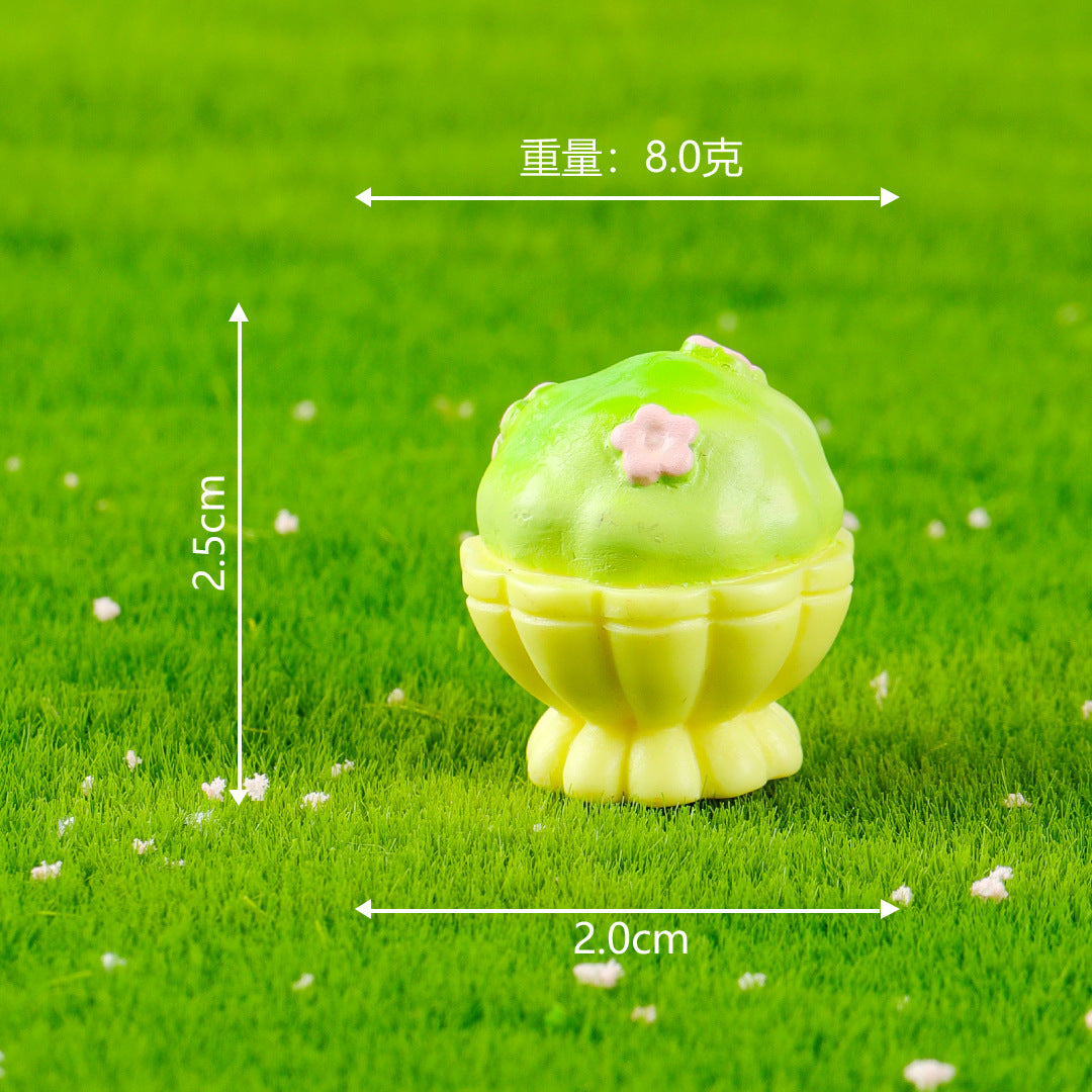 微景观新款创意OB11娃屋花园摆件高级感小众 diy装饰品粉色小摆件