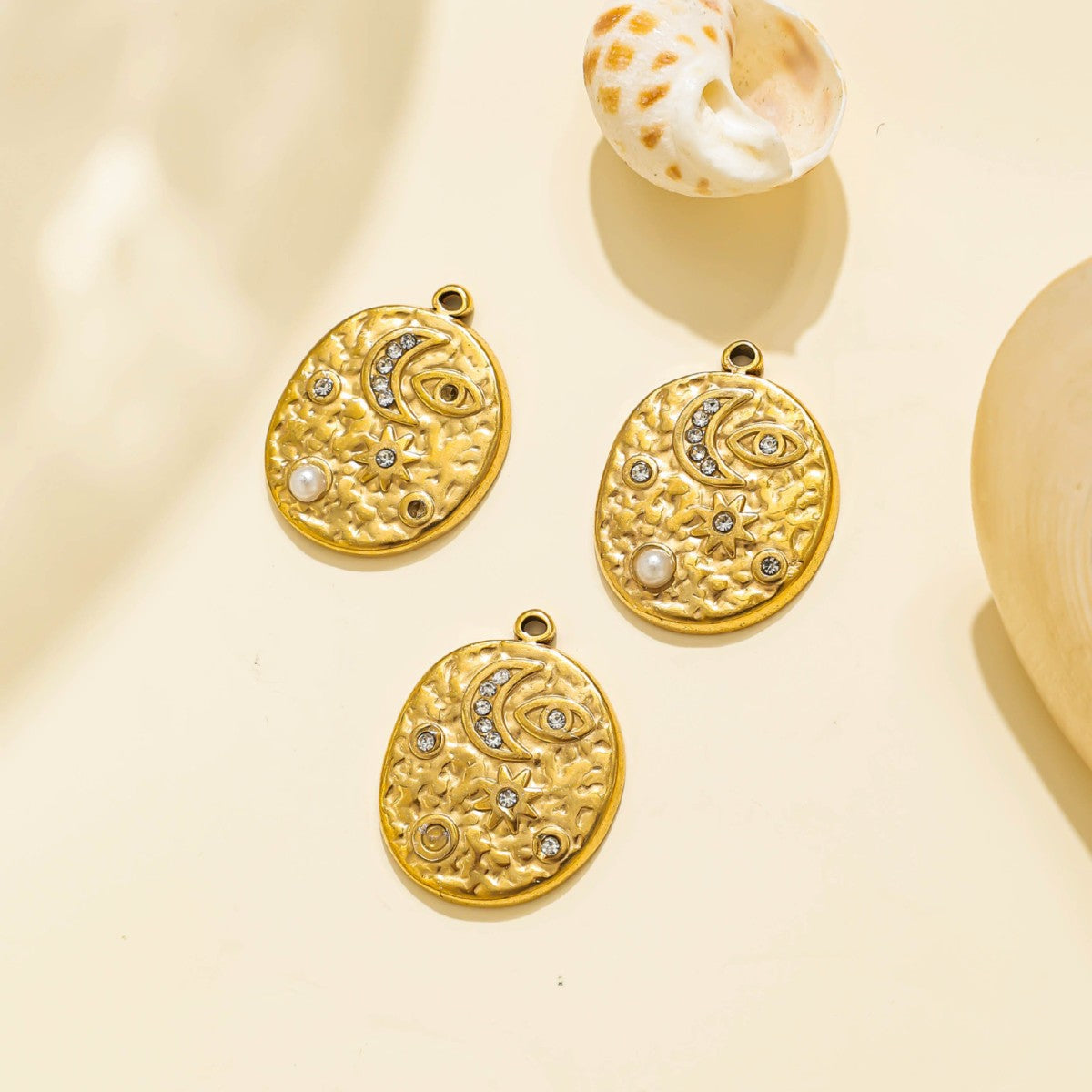 Elvane - Western Celestial Winged Heart Pendant Only