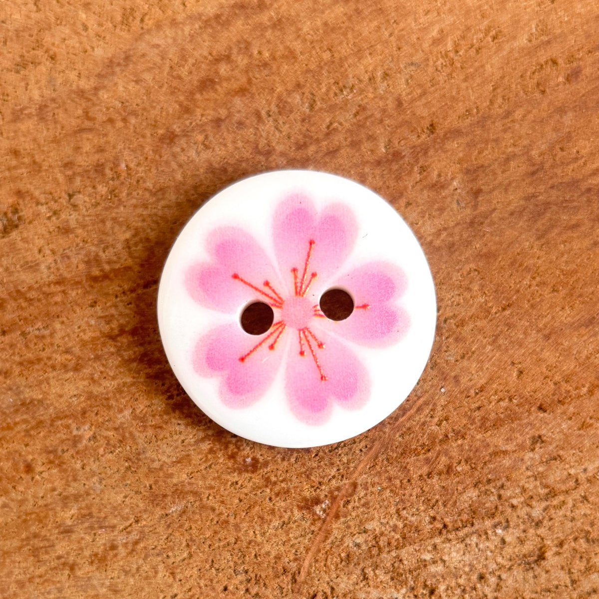 Bunli - DIY 10 Pack Colorful Mixed-Pattern Round Button