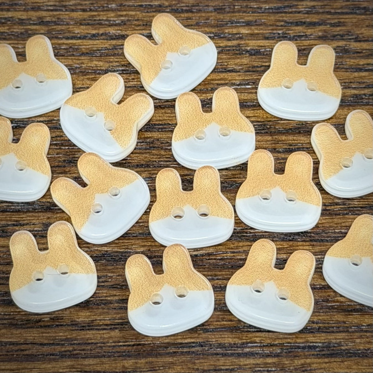 可爱小兔子异形扣手工diy衬衫装饰娃衣儿童饰品手工缝纫辅料纽扣