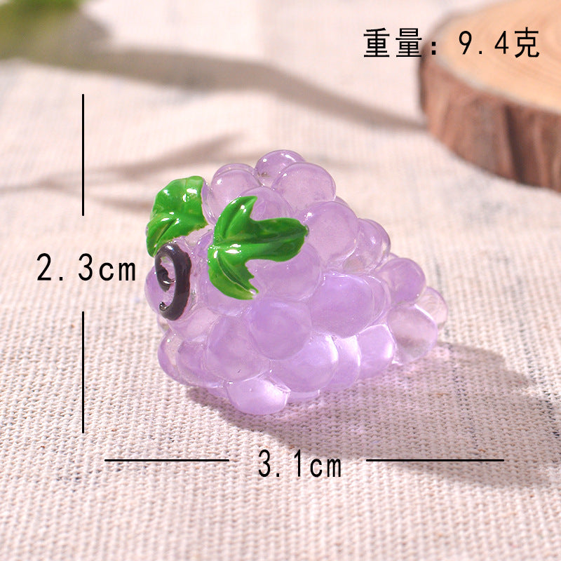 微景观创意仿真大西瓜水果萌粒 食玩diy装饰品盲袋配件桌面小摆件