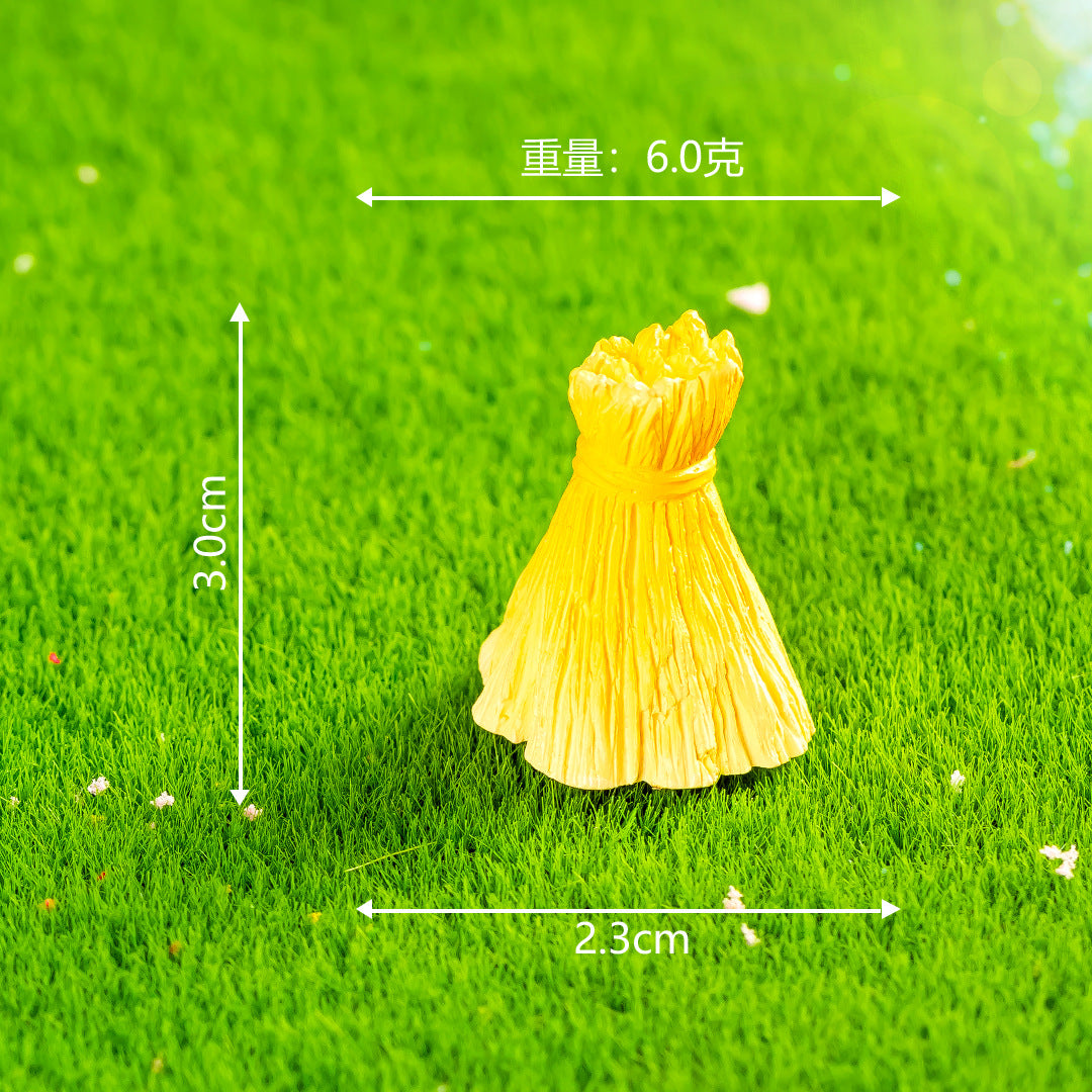 创意稻草人麦子农场微景观园艺造景diy装饰品配件微缩迷你小摆件