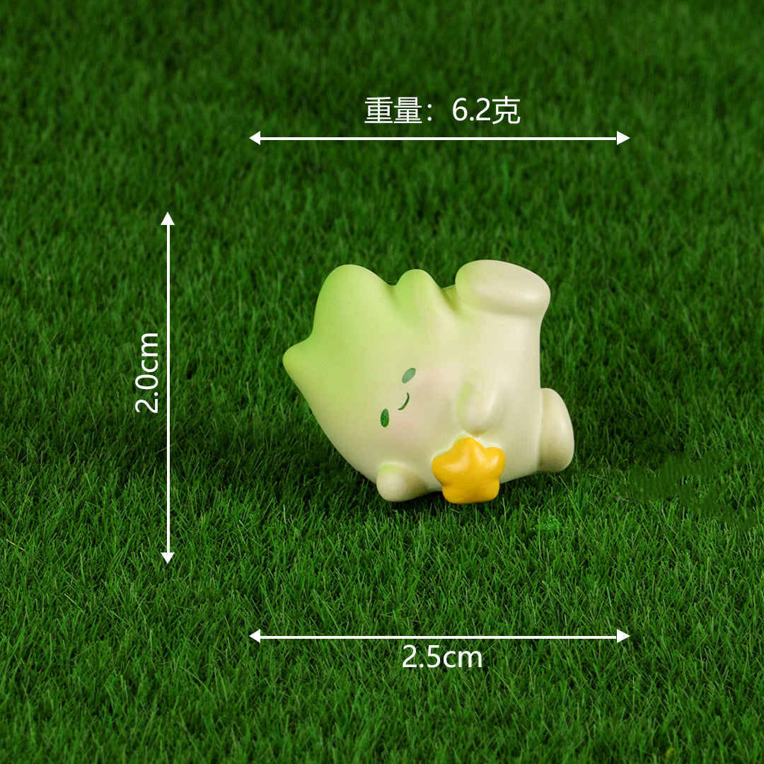 树脂工艺品 可爱竹笋宝宝 微景观小摆件多肉盆栽造景配饰家居饰品