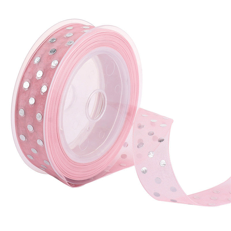 Rivora - Polka-Dot Semi-Sheer Ribbon