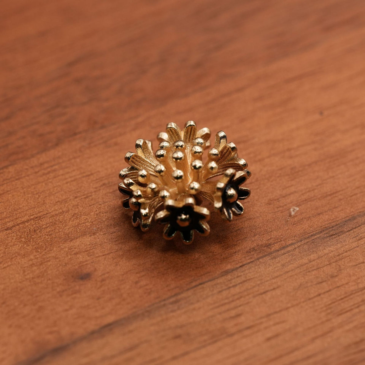 Bunli - DIY 10 Pack Ornate Floral Shank Button