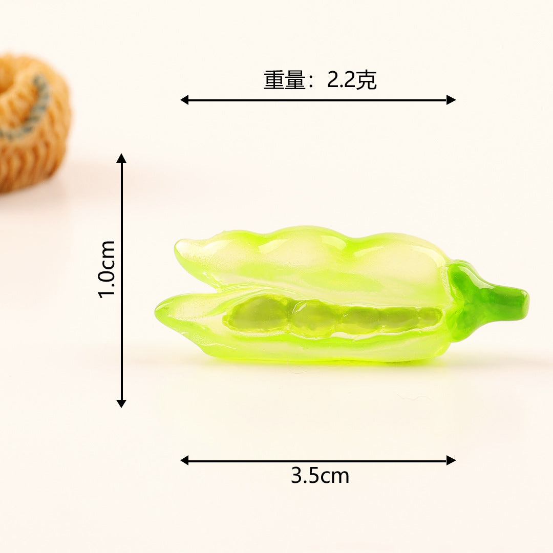 微景观小摆件夜光仿真蔬菜南瓜 创意diy装饰品微缩场景小摆件批发