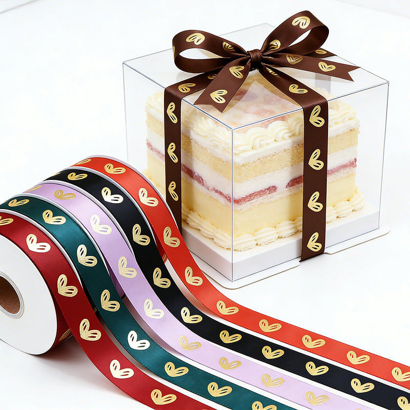 Rivora - Foil Heart Gift Ribbon