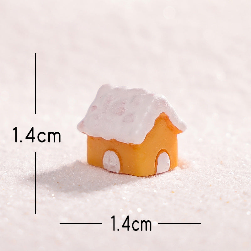 Objella - Festive Snow House Miniature Ornament