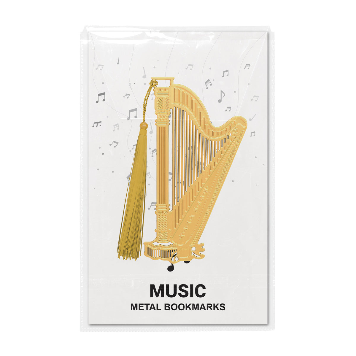 Novellea - Instrument-Silhouette Matching-Tassel Bookmark