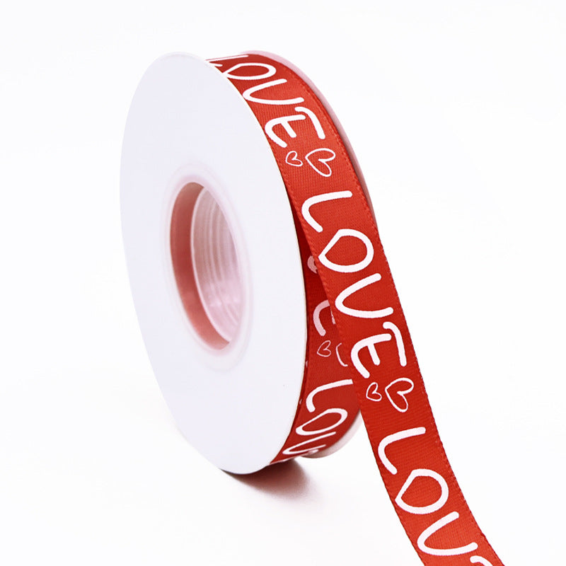 Rivora - Burgundy Love Message Ribbon