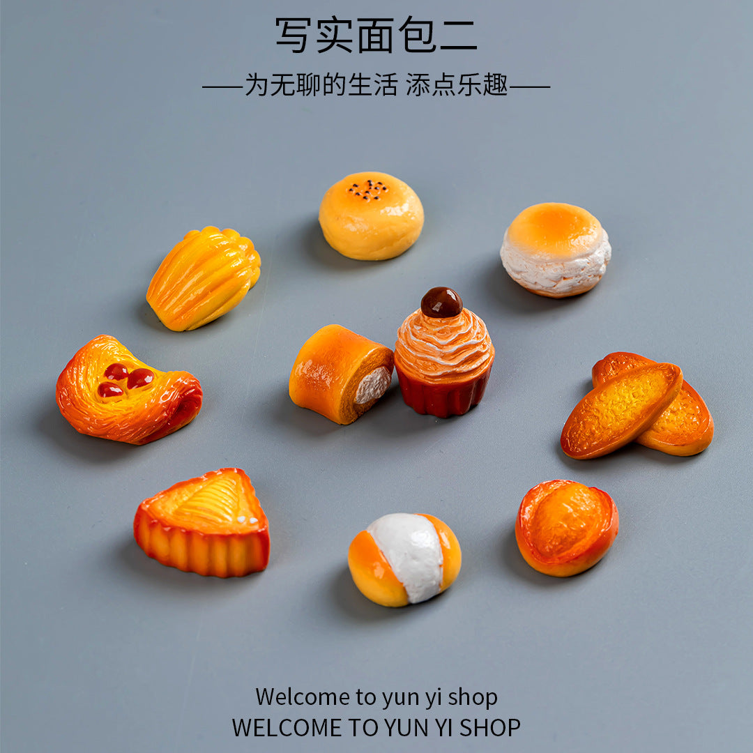 仿真日式美食面包食玩微景观创意娃娃屋装饰品配件微缩迷你小摆件