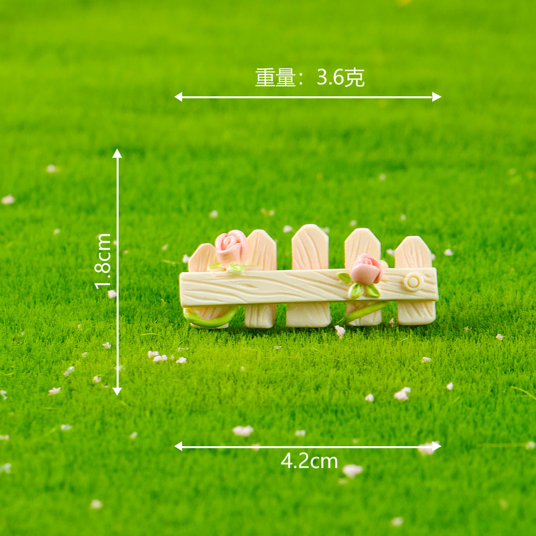 微景观新款创意OB11娃屋花园摆件高级感小众 diy装饰品粉色小摆件