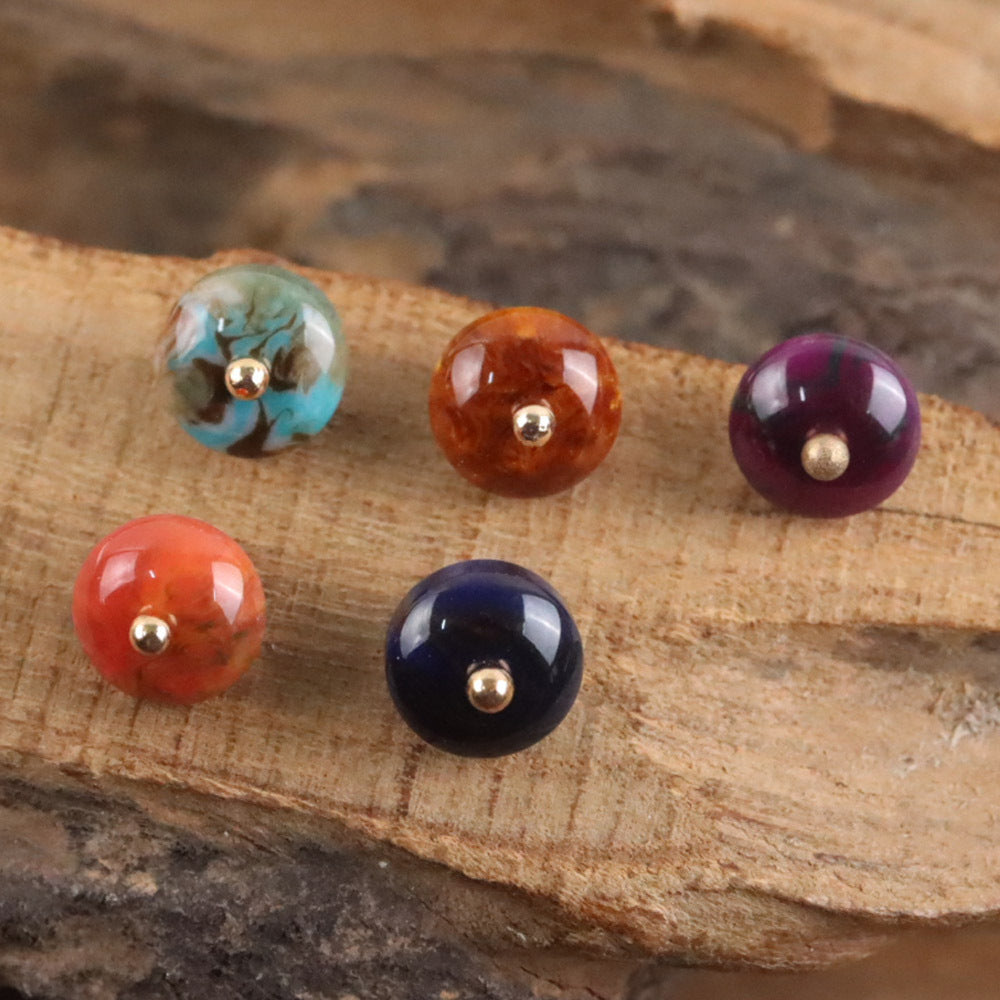Bunli - DIY 10 Pack Glossy Translucent Shank Button