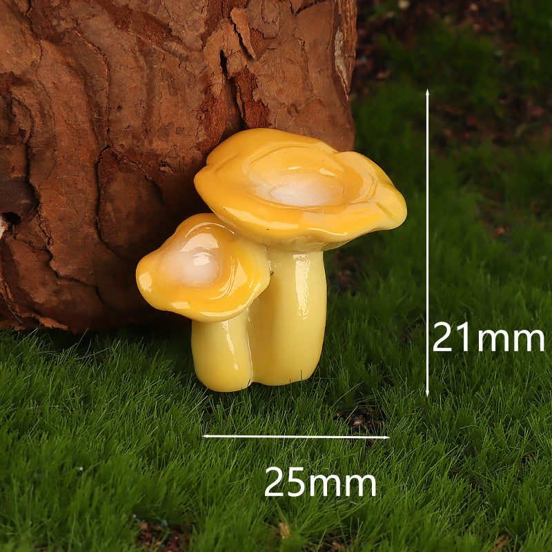 苔藓微景观仿真小蘑菇 创意 DIY 盆景装饰摆件 园艺造景配件