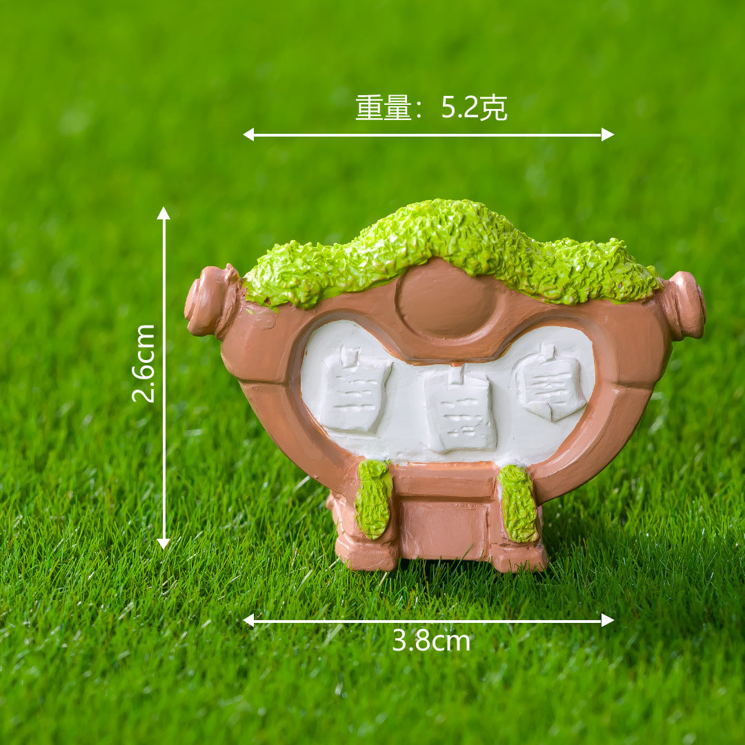 苔藓微景观创意治愈小森林 diy园艺造景装饰品配件摆设桌面小摆件