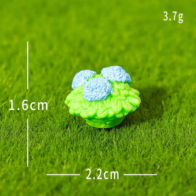 Objella - Flower Garden Scene Miniature Ornament